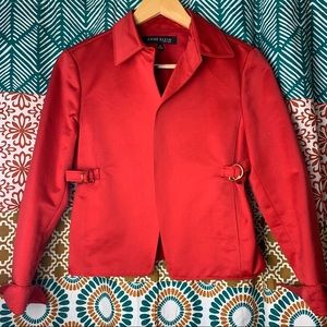 Y2K Anne Klein NY Red Blazer